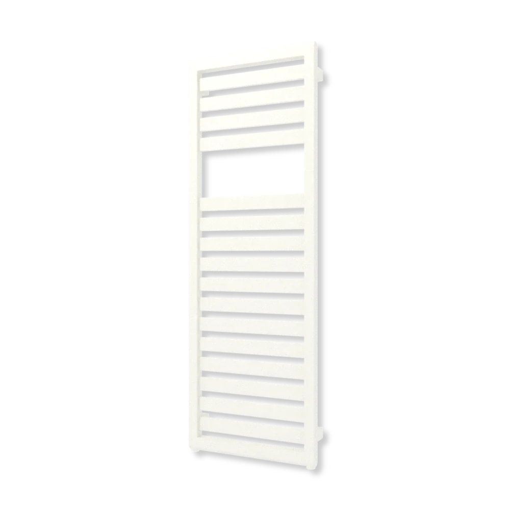TERMA LUKKA koupelnový radiátor 1180 × 400 mm, RAL 9016, připojení Z1 (WGW51118040-K916Z1)