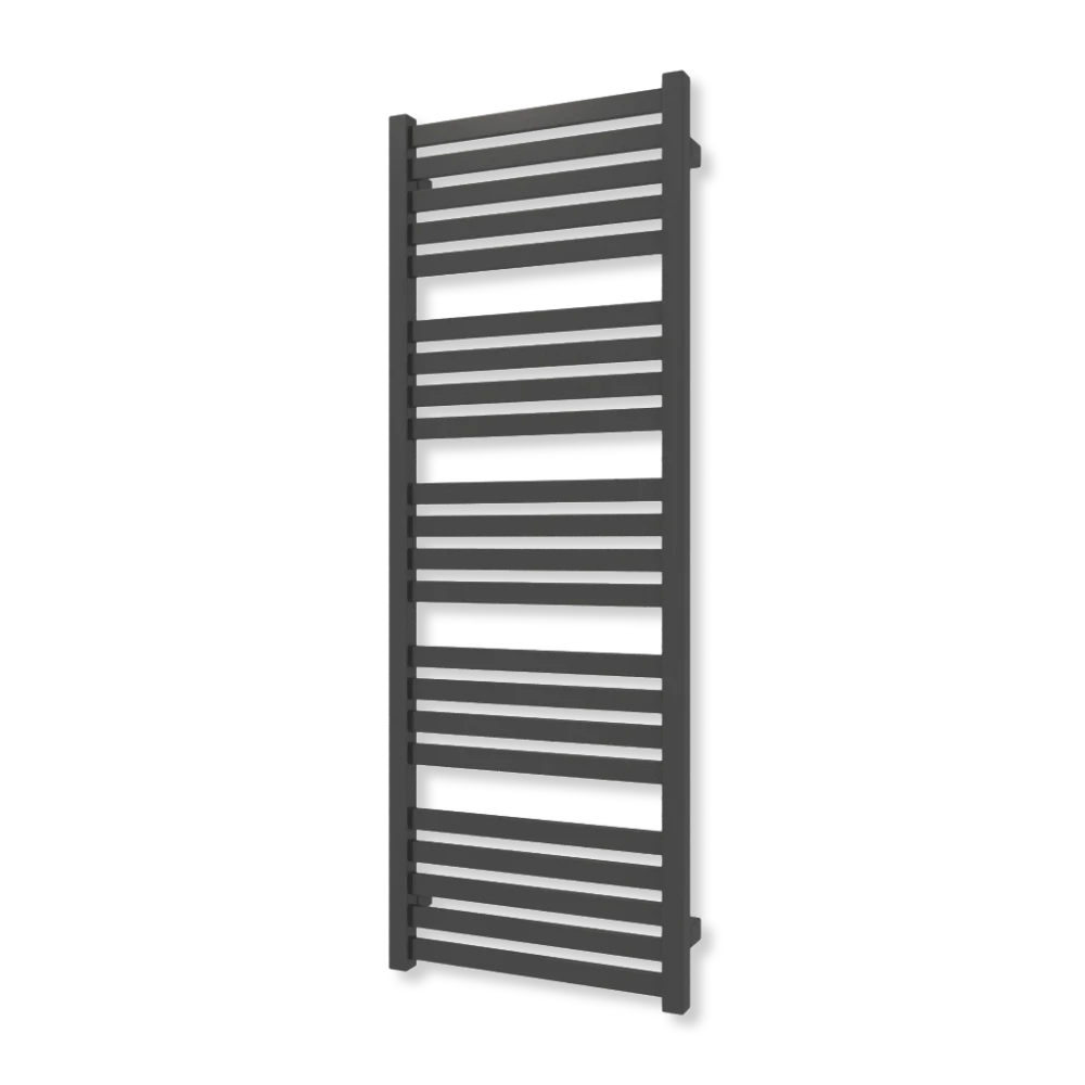 TERMA MARLIN koupelnový radiátor 1185 × 430 mm, Heban, připojení ZS (WGMAR118043-KIHEZS)