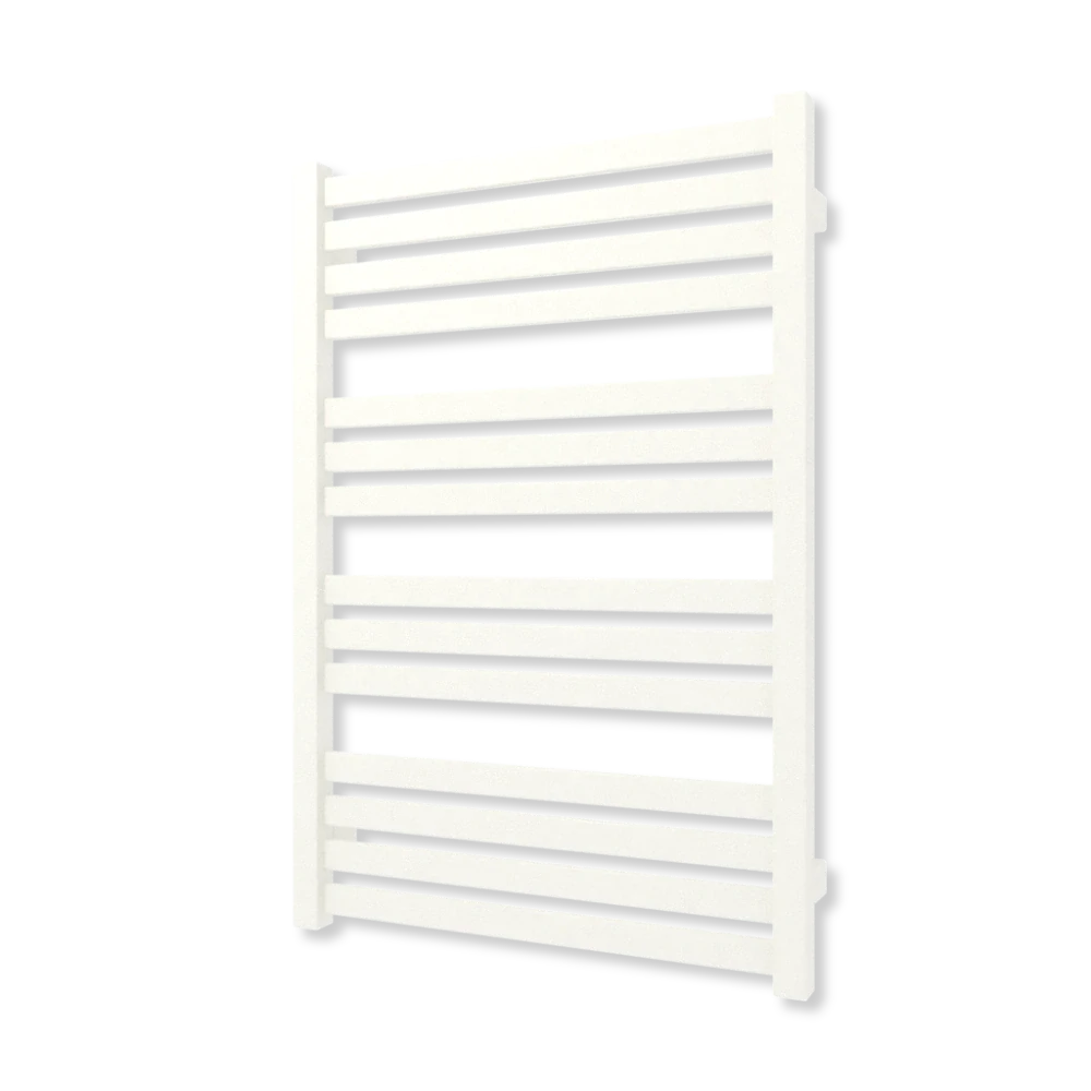 TERMA MARLIN koupelnový radiátor 780 × 530 mm, RAL 9016 MAT, připojení ZS (WGMAR078053-KJ16ZS)