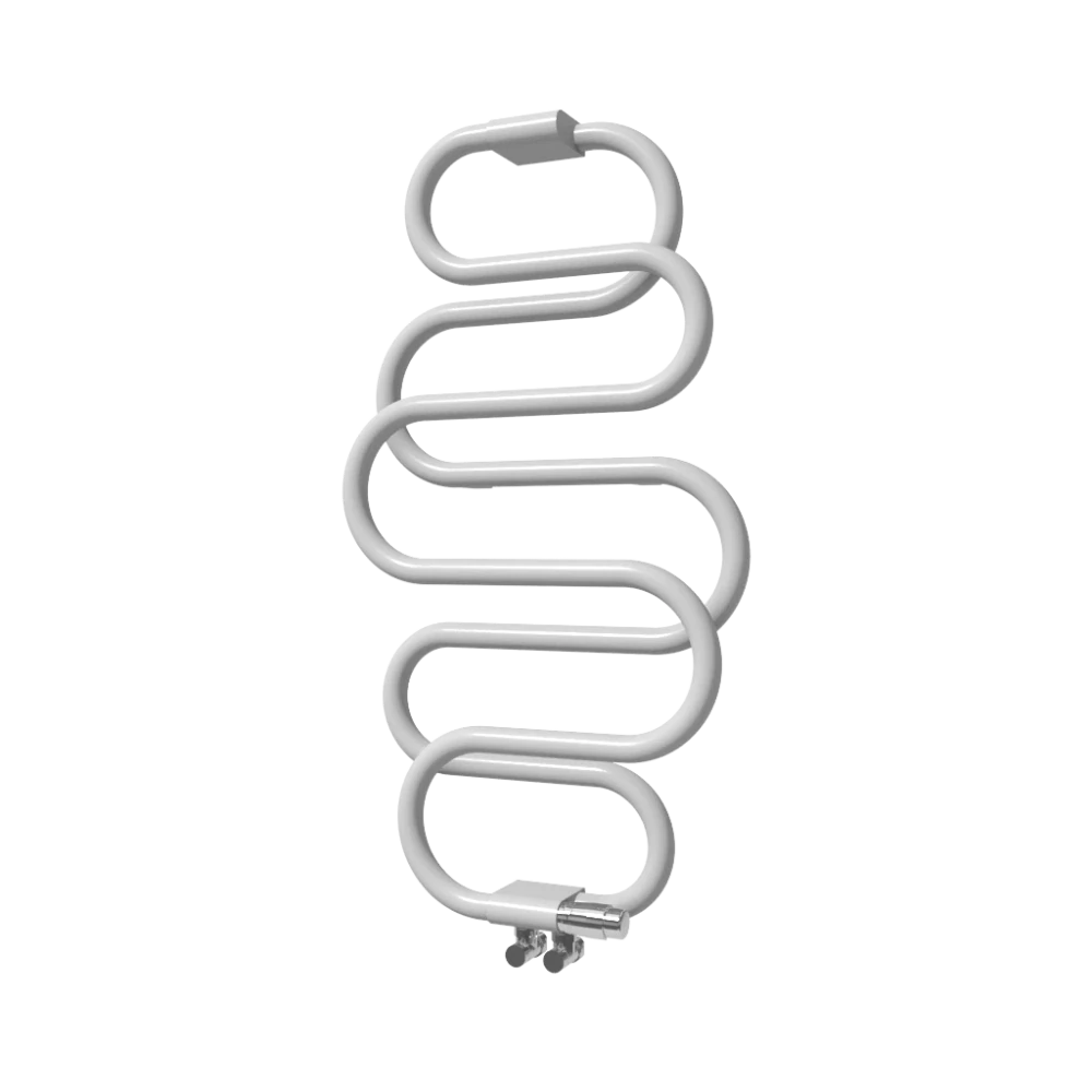 TERMA PERŁA designový radiátor 960 × 500 mm, Chrome, připojení ZX (WGPER096050-KCROZX)