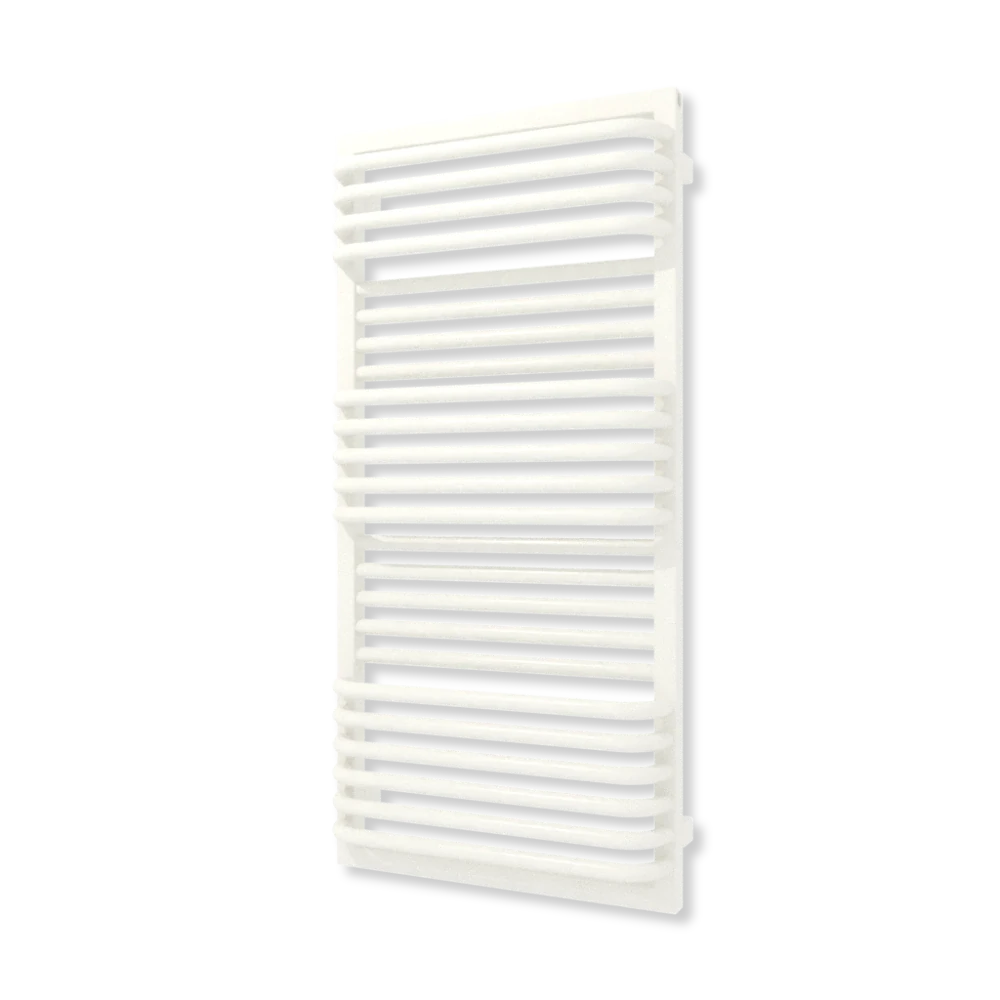 TERMA POC 2 koupelnový radiátor 1040 × 500 mm, RAL 9016, připojení SX (WGZUL104050-K916SX)