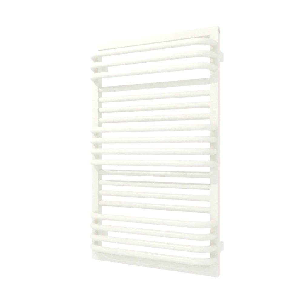 TERMA POC 2 koupelnový radiátor 840 × 500 mm, RAL 9016, připojení SX (WGZUL084050-K916SX)