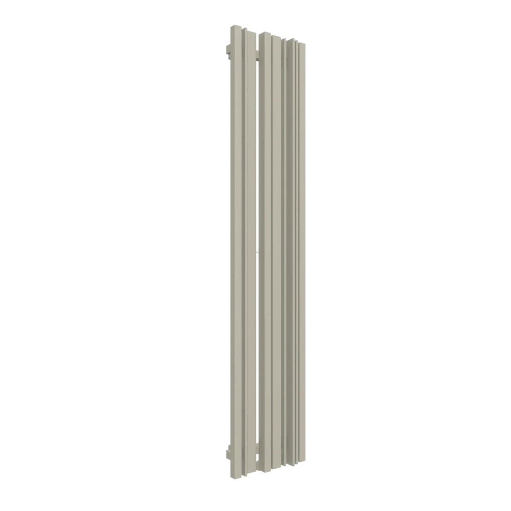 TERMA SHERWOOD V designový radiátor 1600 × 330 mm, California Beige, připojení SX (WGSTV160033-KICBSX)