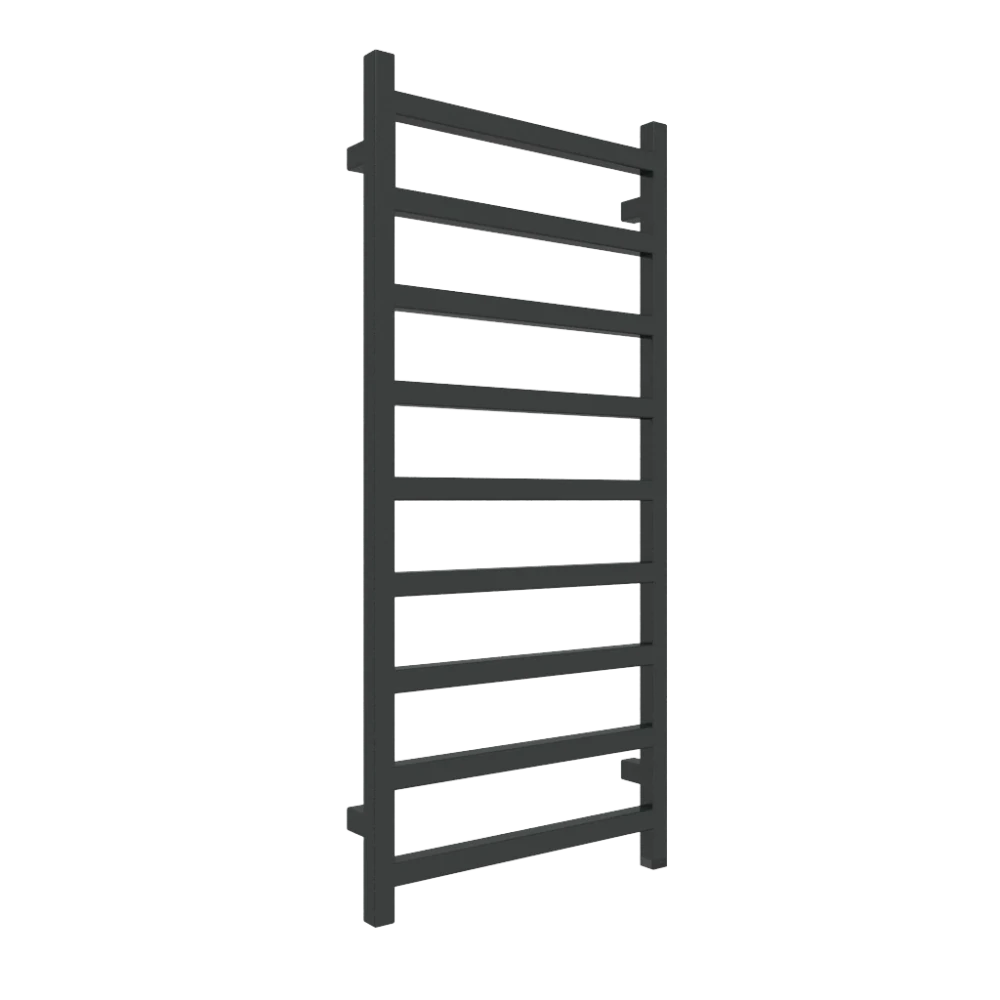 TERMA SIMPLE ONE elektrický radiátor 1080 × 500 mm, RAL 9005 mat, topná tyč ONE na levé straně (WWSIE108050-K9M5E1P)