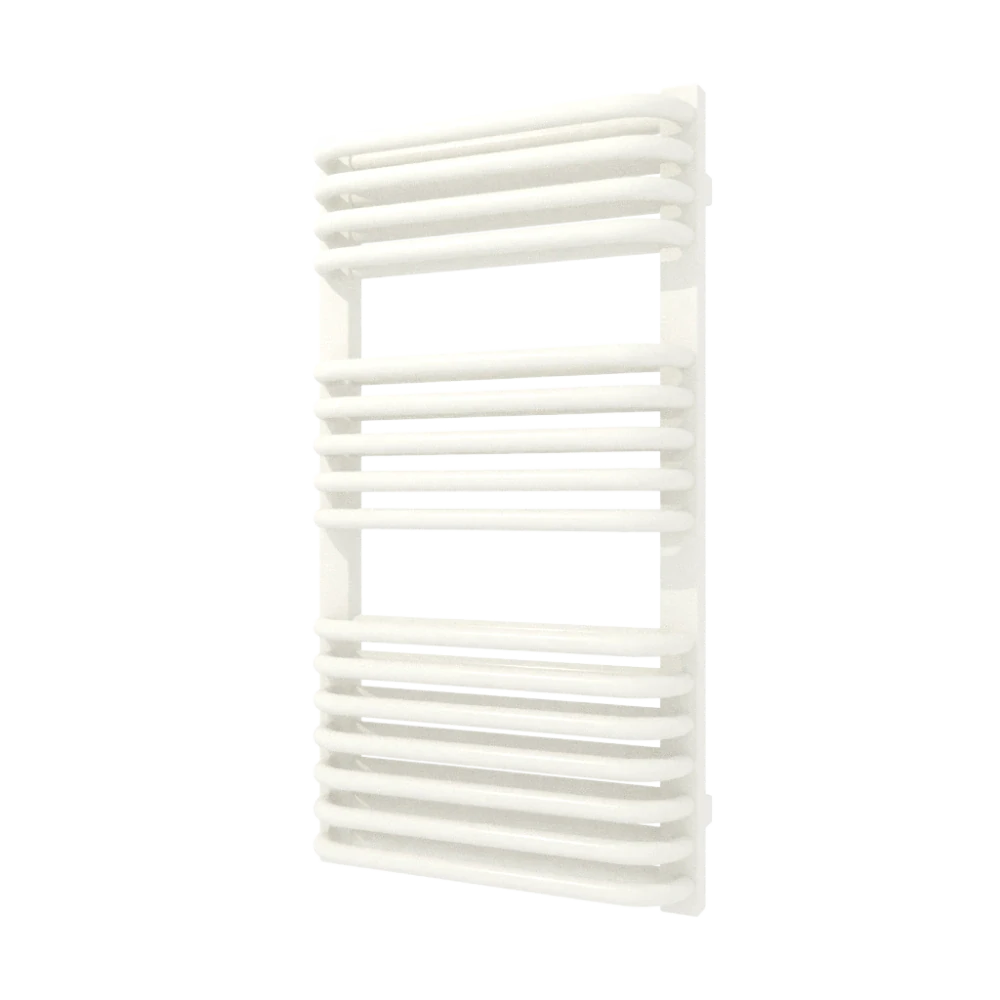TERMA TYTUS designový radiátor 820 × 440 mm, RAL 9016, připojení SX (WGTYT082044-K916SX)
