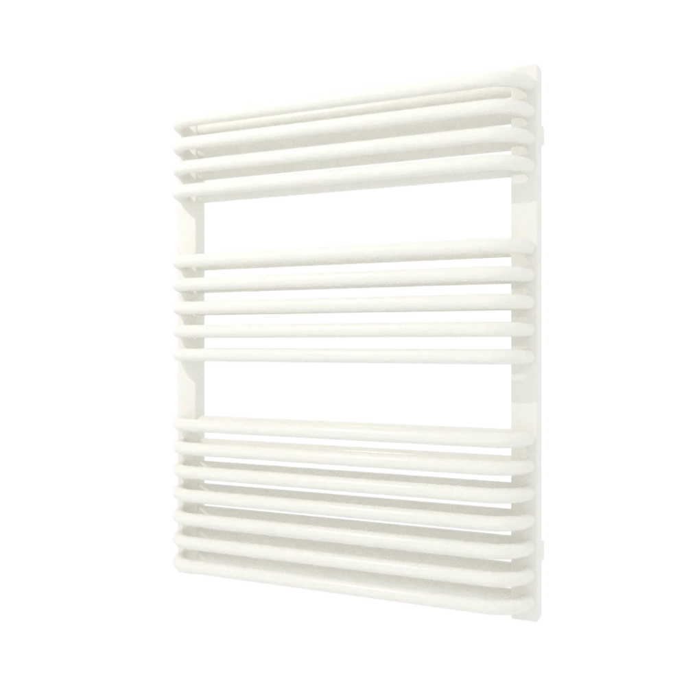 TERMA TYTUS designový radiátor 820 × 640 mm, RAL 9016, připojení SX (WGTYT082064-K916SX)