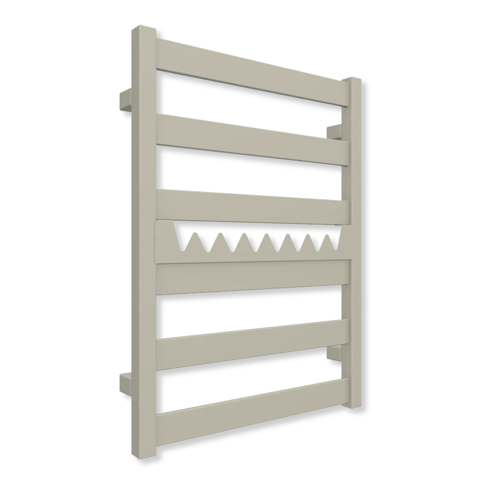 TERMA VIVO elektrický radiátor 670 × 500 mm, California Beige, topná tyč MOA na levé straně (WLVOV067050-KICBE1MOAUX3)