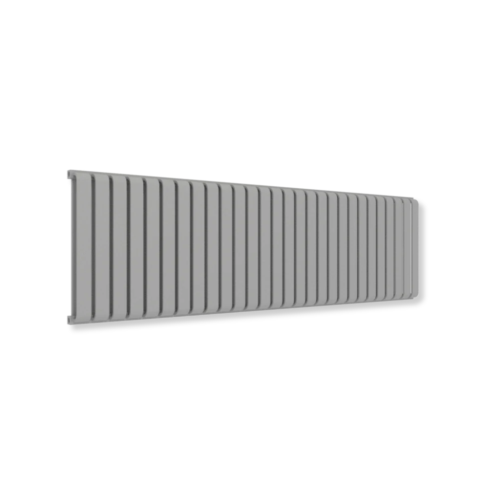 TERMA WARP ROOM designový radiátor 530 × 1825 mm, RAL 7004, připojení YL (WGWAR053182-K704YL)