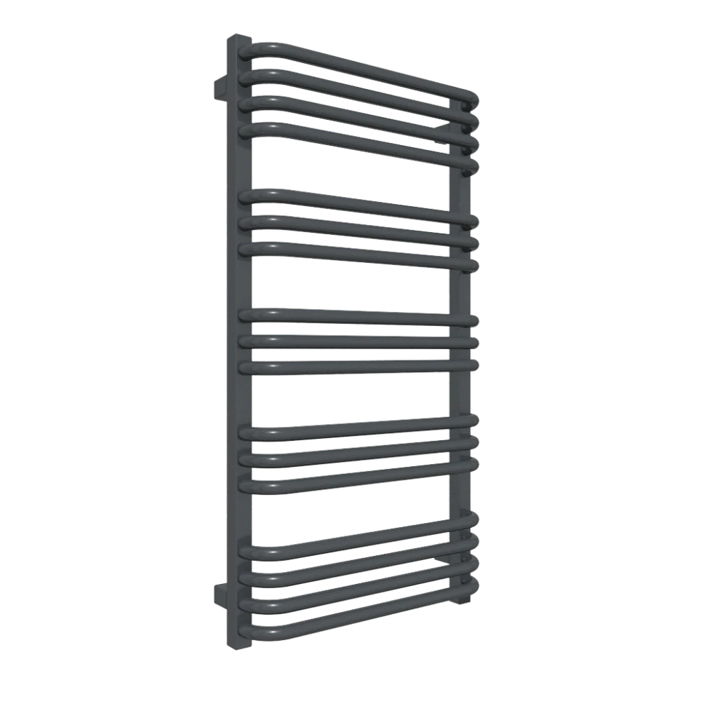 TERMA ALEX ONE elektrický radiátor 760 × 500 mm, Modern Grey, topná tyč ONE na pravé straně (WWALN076050-KDGRE8P)