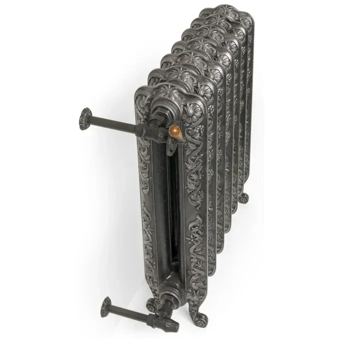 TERMA KASZUB F designový radiátor 720 × 606 mm, Metal Alive, připojení LP (WGKAF072060-LZE1LP)