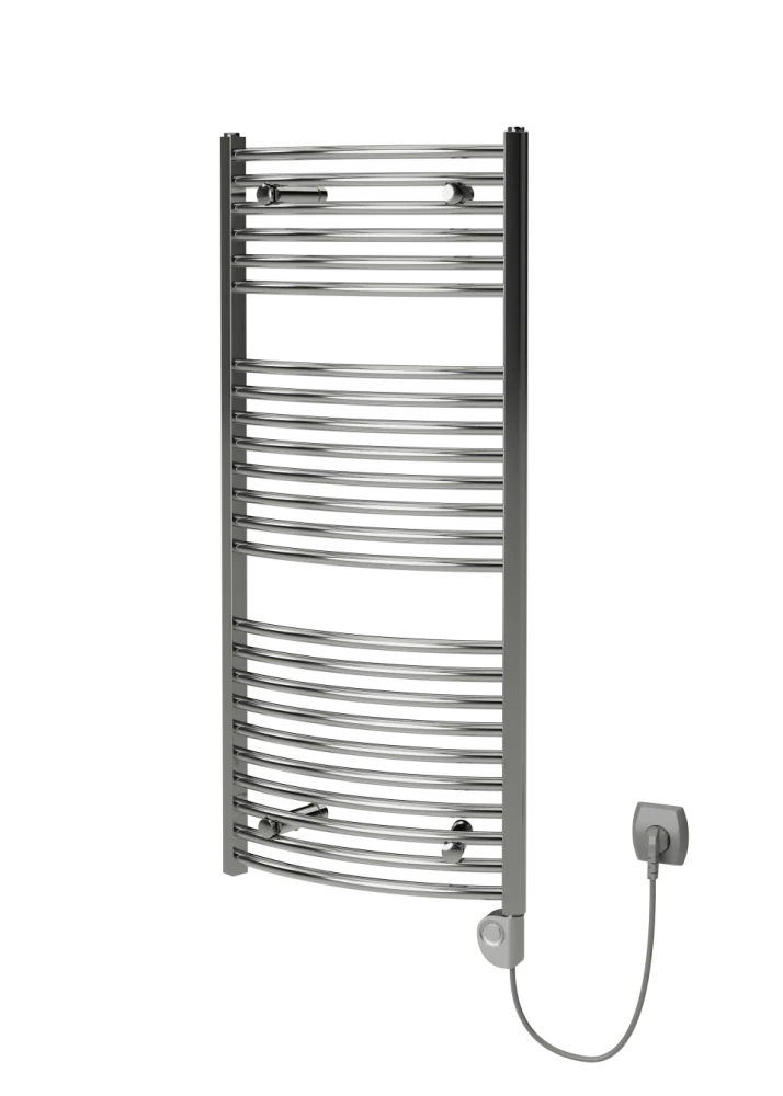 ISAN Melody Grenada Radius elektrický radiátor 1135 × 600 mm, 601 W, bílá RAL 9016, topná tyč Mini PW (DGRR11350600MK01)