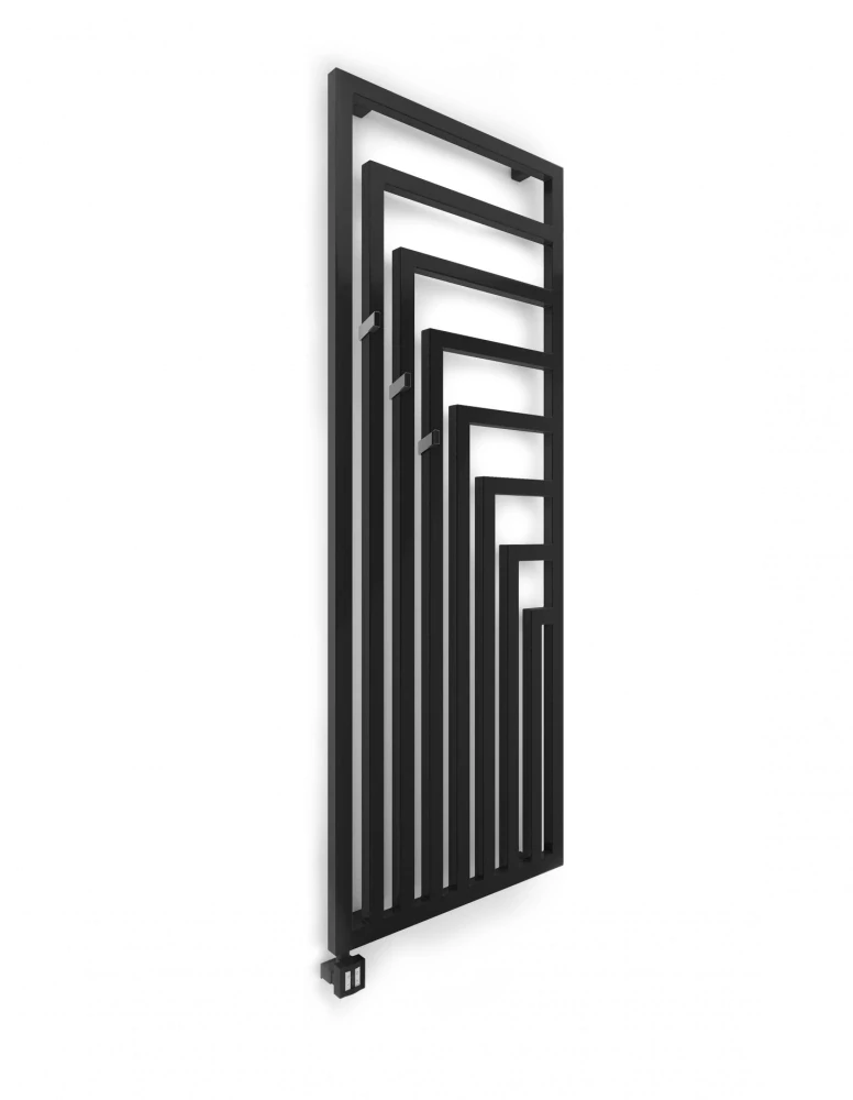 TERMA ANGUS V elektrický radiátor 1140 × 360mm, Bright Copper, topná tyč ONE na pravé straně (WLANG114036-KBCOE8OPXMX0)