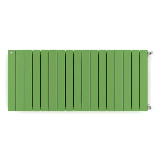 TERMA FORTE V20 designový radiátor 600 × 1254 mm, 1315 W, černá mat, připojení VP (TG20F060125K9M5VP)