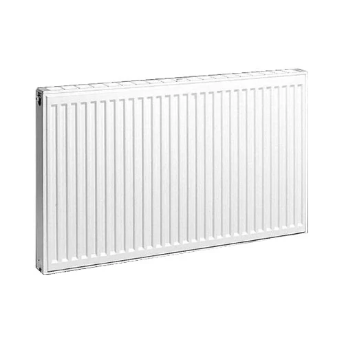 Deskový radiátor Classic Premium 900 × 600 mm, 2000 W, Typ 33, barva bílá, VK ventil, horní mřížka, boční plechy, vč. konzolí a příslušenství (EVCV33-90602000)