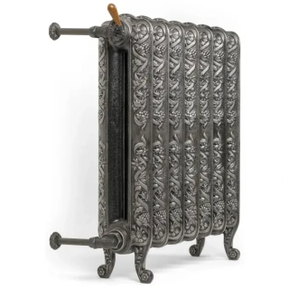 TERMA KASZUB F designový radiátor 720 × 606 mm, Metal Alive, připojení LP (WGKAF072060-LZE1LP)