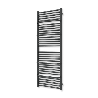 TERMA LIMA koupelnový radiátor 1460 × 500 mm, Soft 9005, připojení ZX (WGLIM146050-KS95ZX)