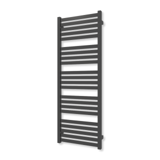 TERMA MARLIN koupelnový radiátor 1185 × 430 mm, Heban, připojení ZS (WGMAR118043-KIHEZS)