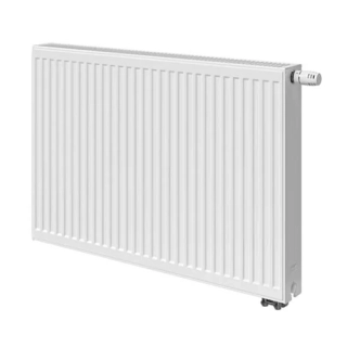 Deskový radiátor Classic Premium 500 × 1400 mm, 2092 W, Typ 22, barva bílá, VK ventil, horní mřížka, boční plechy, vč. konzolí a příslušenství (2205001400EN7)