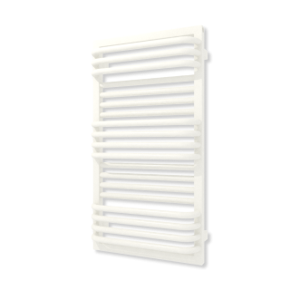 TERMA POC 2 koupelnový radiátor 840 × 450 mm, RAL 9016, připojení Z8 (WGZUL084045-K916Z8)