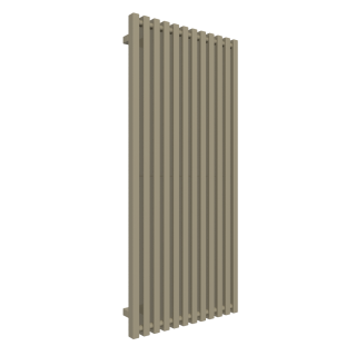 TERMA TRIGA designový radiátor 1300 × 580 mm, RAL 7034, připojení Y8 (WGTRG130058-K734Y8)