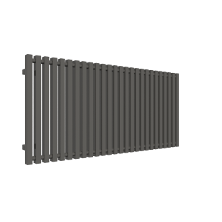 TERMA TRIGA designový radiátor 610 × 1280 mm, Vibrant Brown, připojení SX (WGTRG061128-KOVBSX)