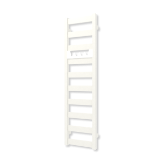 TERMA VIVO koupelnový radiátor 1150 × 300 mm, RAL 9016 MAT, připojení SX (WGVOV115030-KJ16SX)
