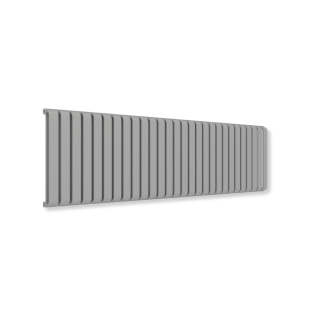 TERMA WARP ROOM designový radiátor 530 × 1825 mm, RAL 7004, připojení YL (WGWAR053182-K704YL)