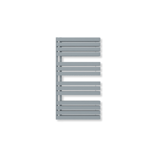 TERMA WARP S designový radiátor 1110 × 600 mm, RAL 7001, připojení GD (WGWAS111060-K701GD)