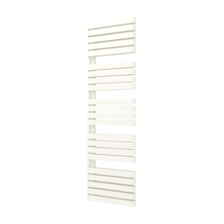 TERMA WARP S designový radiátor 1695 × 500 mm, RAL 9016, připojení GD (WGWAS169050-K916GD)