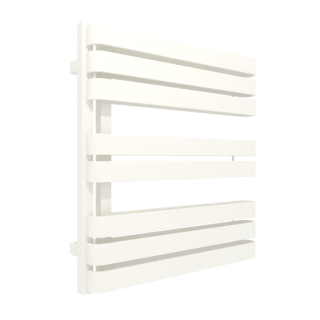 TERMA WARP S designový radiátor 655 × 600 mm, RAL 9016, připojení GD (WGWAS065060-K916GD)