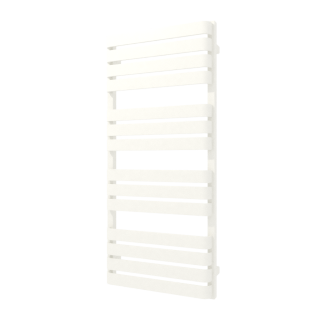 TERMA WARP T designový radiátor 1110 × 500 mm, RAL 9016, připojení ZX (WGWAT111050-K916ZX)