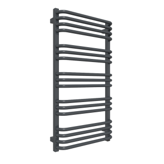 TERMA ALEX ONE elektrický radiátor 760 × 500 mm, Modern Grey, topná tyč ONE na pravé straně (WWALN076050-KDGRE8P)