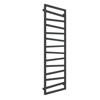TERMA ZIGZAG designový radiátor 1545 × 500 mm, RAL 9005 mat, připojení ZX (WGZIG154050-K9M5ZX)