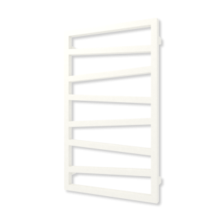 TERMA ZIGZAG designový radiátor 835 × 500 mm, RAL 9016 MAT, připojení SX (WGZIG083050-KJ16SX)