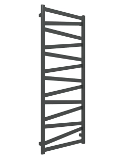 TERMA VIPERA elektrický radiátor 1470 × 600 mm, RAL 9005 Soft, topná tyč SPLIT na levé straně, bez regulátoru (WLVPA147060-KS95E1TS1DXX)