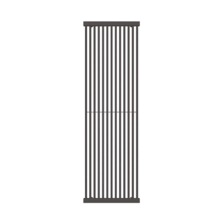 TERMA INTRA designový radiátor 1700 × 530 mm, RAL 8019, připojení YP (WGINB170053-K819YP)