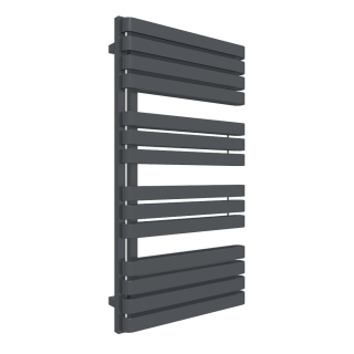 TERMA WARP S designový radiátor 1110 × 600 mm, Metallic Grey, připojení GD (WGWAS111060-KMGRGD)