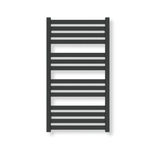 TERMA MARLIN elektrický radiátor 780 × 430 mm, RAL 9005 MAT,  topná tyč DRY na pravé straně (WLMAR078043-K9M5E8DRYUX2)