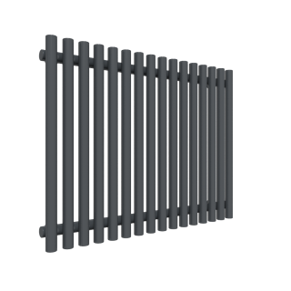 TERMA TUNE VWS E elektrický radiátor 600 × 790 mm, Modern Grey, topná tyč MEG na pravé straně (WLTSV060079-KDGRE7MEGUX3)
