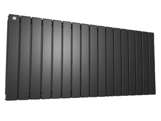 TERMA FORTE V20 designový radiátor 600 × 1254 mm, 1315 W, černá mat, připojení VP (TG20F060125K9M5VP)
