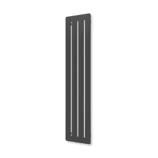 TERMA AERO V designový radiátor 1500 × 325 mm, Heban, připojení ZX (WGARV150032-KIHEZX)