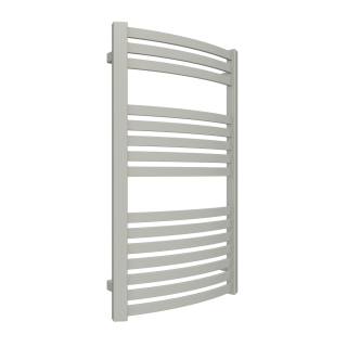 TERMA DEXTER designový radiátor 860 × 500 mm, Silver Matt, připojení SX (WGDEX086050-KSMASX)