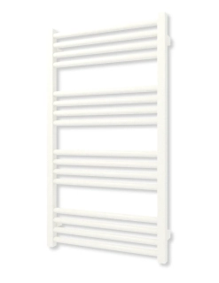 TERMA FIONA koupelnový radiátor 900 × 500 mm, RAL 9016 Mat, připojení SX (WGFIN090050-KJ16SX)