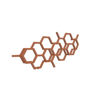 TERMA HEX designový radiátor 502 × 1126 mm, Bright Copper, připojení YL (WGH2X050112-KBCOYL)